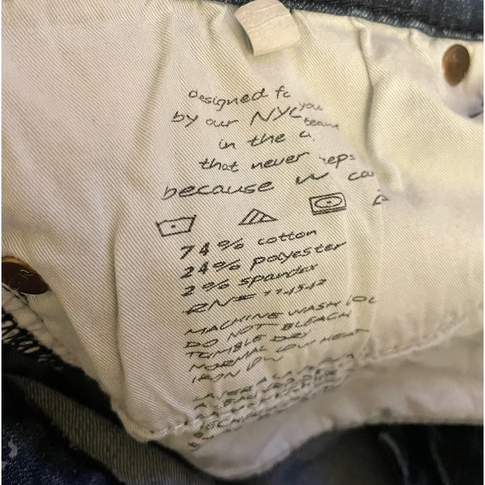 BlankNYC Sz:30 Mens Straight Leg Blue Jeans - Picture 6 of 6